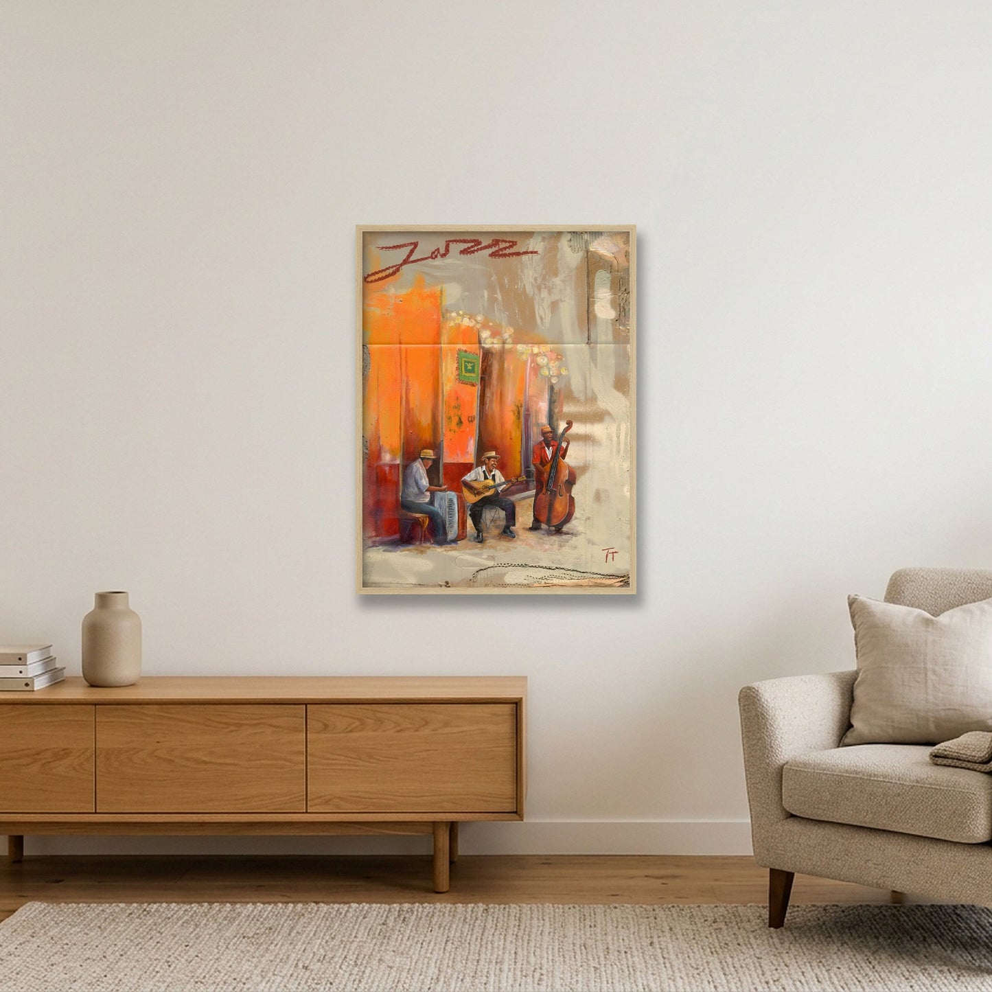 Sample 2 — 60×80cm, 24×31" Oak Frame