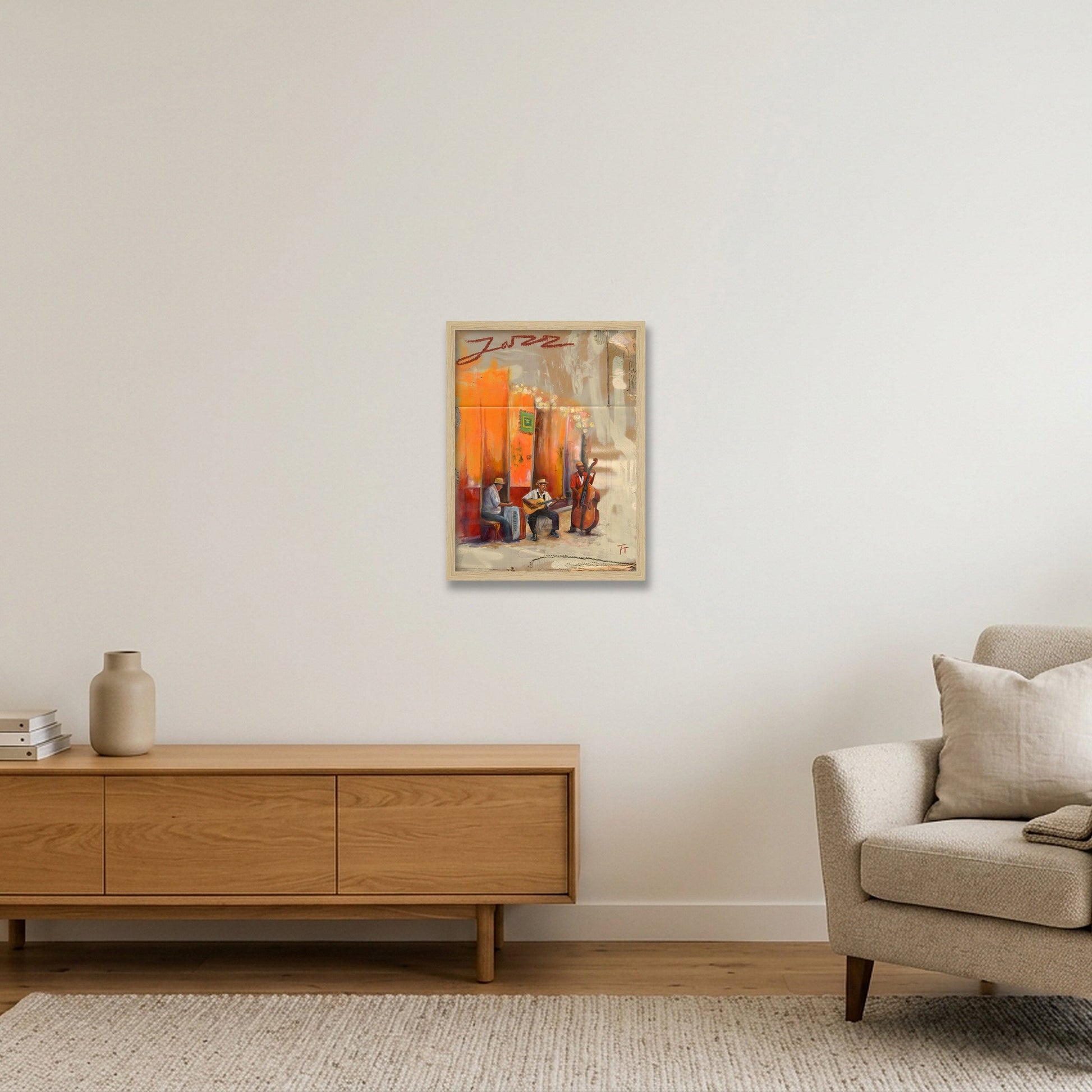 Sample 2 — 30×40cm, 12×16" Oak Frame