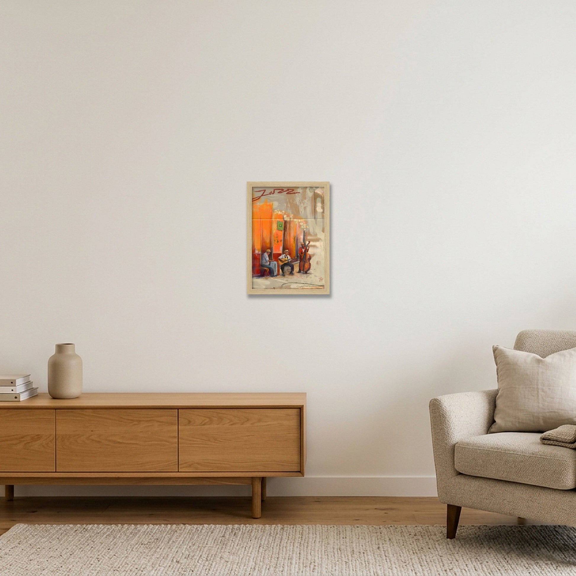 Sample 2 — A4 (21×30cm, 8×12") Oak Frame