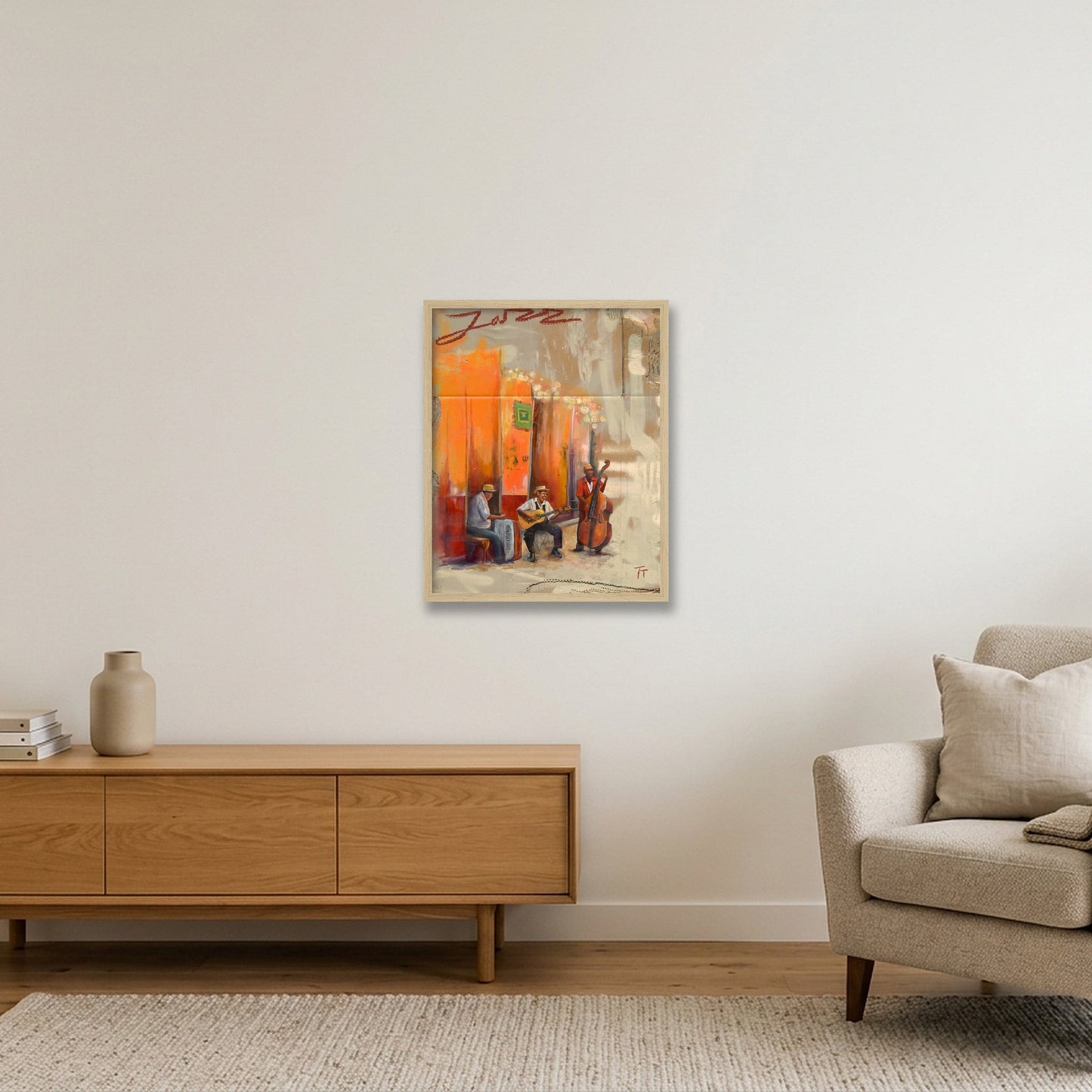 Sample 2 — 40×50cm, 16×20" Oak Frame