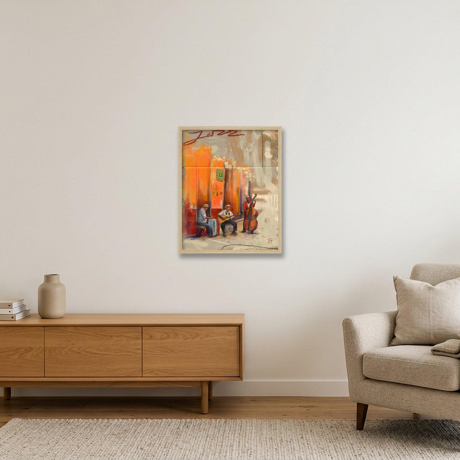 Sample 2 — 40×50cm, 16×20" Oak Frame